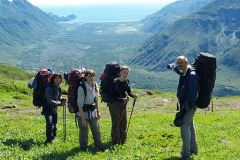 Тихий океан, бухта Жировая вид с перевала