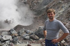 Алексей у гейзера