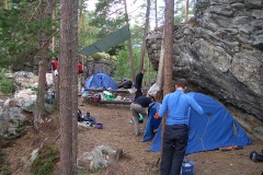 р. Дрива, лагерь