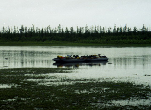 Путешествие с вершины 1701 до города Хатанга по рекам Хусана и Котуй в 2003г