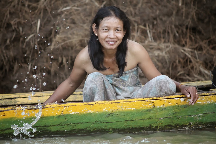 Сплав по реке Срай Пок (Камбоджа), зима 2014