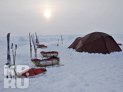 Молодежная экспедиция Лыжня России - Северный Полюс