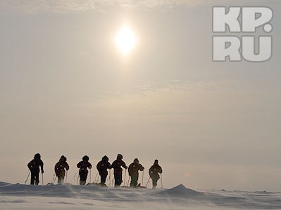 Молодежная экспедиция Лыжня России - Северный Полюс