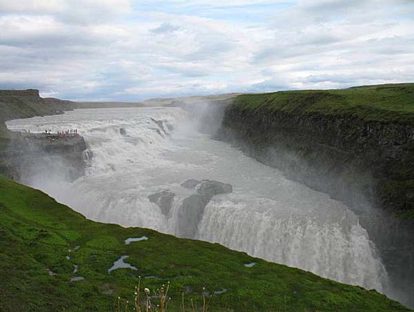 Водопад Гульфосс (Gullfoss).