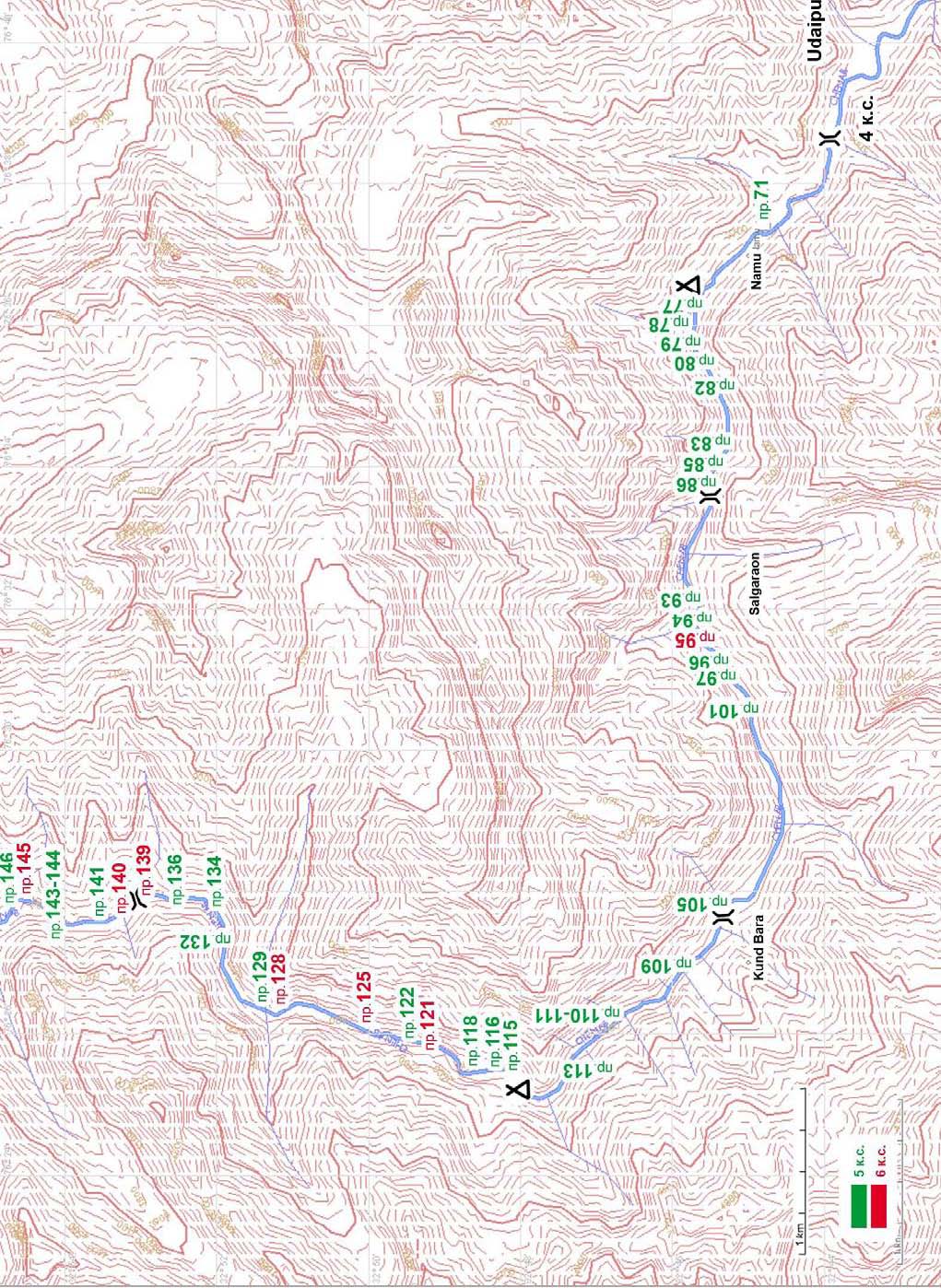 Приложение №6 GPS карта реки Ченаб, Индия